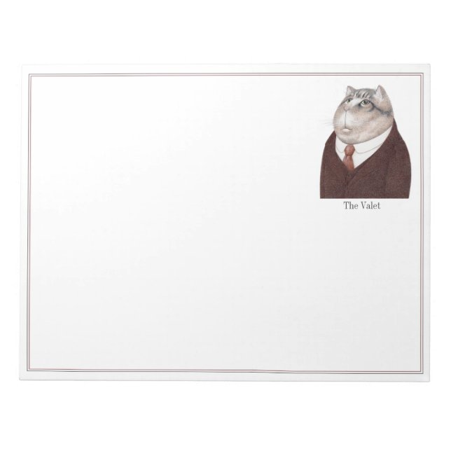 Bloc de notas VALET CAT 11x8.5 (Frente)