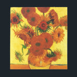 Bloc De Notas Van Gogh 15 Sunflowers<br><div class="desc">Van Gogh 15 Sunflowers</div>
