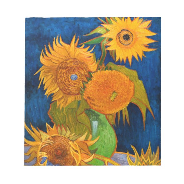 Bloc De Notas Van Gogh Sunflowers (Frente)