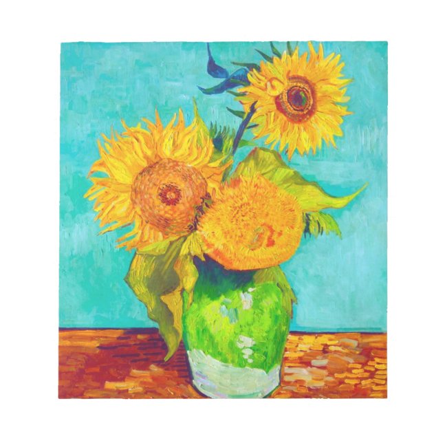 Bloc De Notas Van Gogh Sunflowers (Frente)