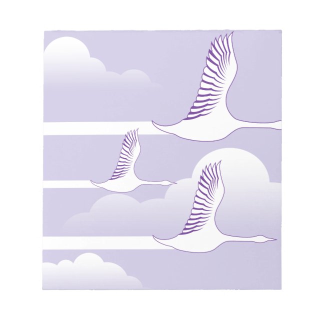 Bloc De Notas Vector volador geo (Frente)