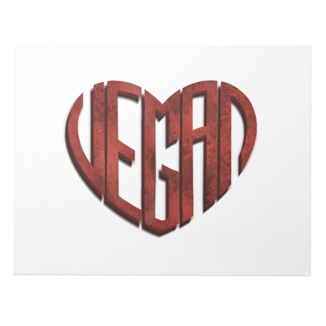 Bloc De Notas Vegan Flower Heart (Frente)