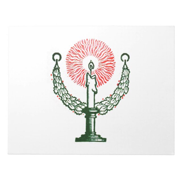 Bloc De Notas Vela tradicional de Navidades (Frente)