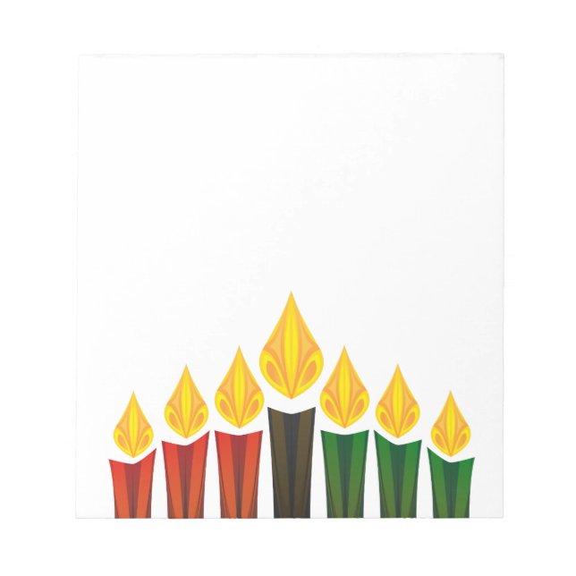 Bloc De Notas velas de kwanzaa (Frente)