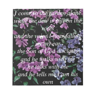 Bloc De Notas Vengo a la floral de Garden Soone