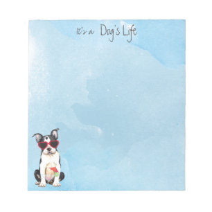 Bloc De Notas Verano Boston Terrier