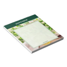 Bloc De Notas Verde Menta Bienestar & Autocuidado