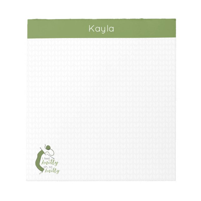 Bloc De Notas Verde oliva siento calidad, tan pobre (Frente)