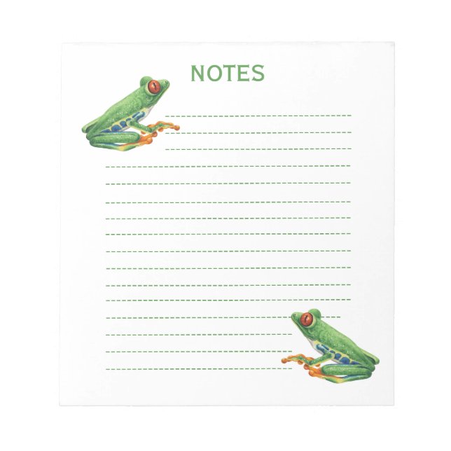 Bloc De Notas Verde Rana (Frente)
