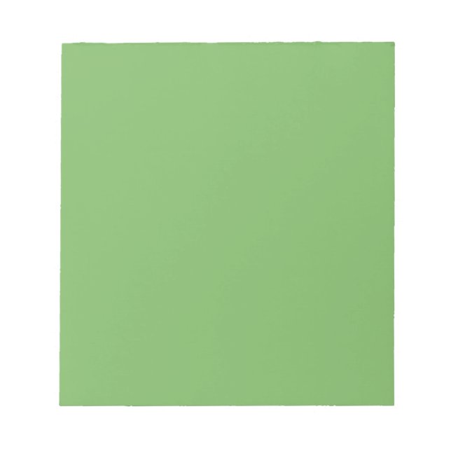 Bloc De Notas Verde torcido (color sólido) (Frente)