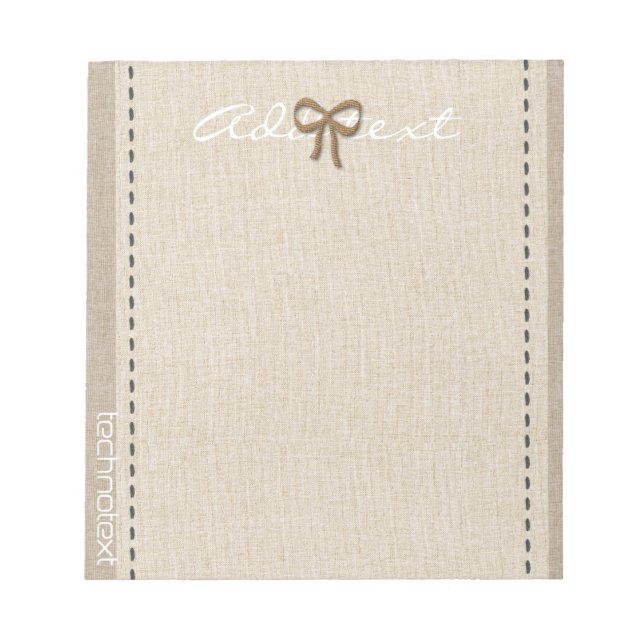 Bloc De Notas Vibe de temporada de vacaciones personalizada (Frente)