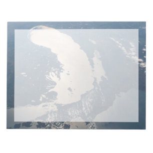 Bloc De Notas Vigas Sunglint frente al lago Michigan