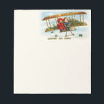 Bloc De Notas Vintage Christmas Children Buscando a Santa María<br><div class="desc">Original ilustracion vintage de niños buscando Santa en Navidades. Por favor,  visite mi tienda para más productos con diseños vintage de alta calidad! --></div>