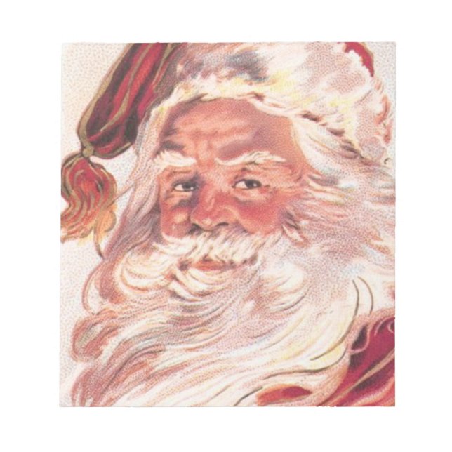 Bloc De Notas Vintage Christmas Santa Claus (Frente)