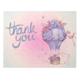 Bloc De Notas Vintage Gracias A Hot Air Balloon