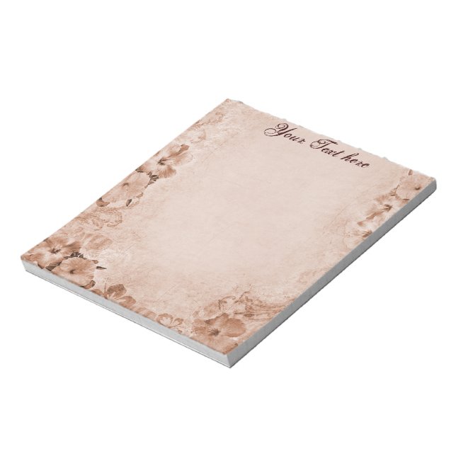 Bloc De Notas Vintage Hibiscus (Lado Izquierdo)