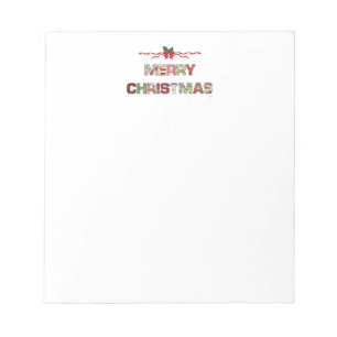 Bloc De Notas Vintage Merry-Navidad Holiday
