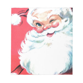 Bloc De Notas Vintage Santa Claus