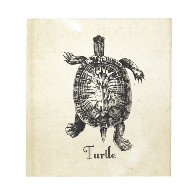 BLOC DE NOTAS VINTAGE TURTLE (Frente)