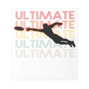 Bloc De Notas Vintage Ultimate Frisbee Sport Retro