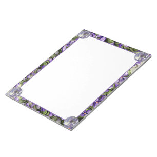 Bloc De Notas violetas en tarro lunar