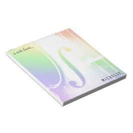 Bloc De Notas Violín arcoiris