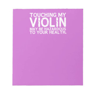 Bloc De Notas Violin Hazard