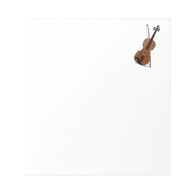 Bloc De Notas Violin y Bow (Frente)