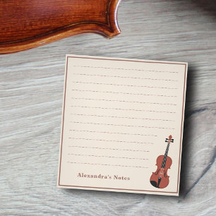 Bloc De Notas Violina acústica