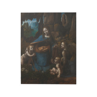 Bloc De Notas Virgen de las Rocas, Virgen María, Jesús, Juan