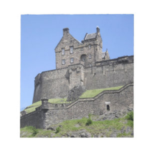 Bloc De Notas Vista del Castillo de Edimburgo, Edimburgo, Escoci
