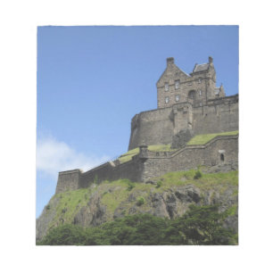 Bloc De Notas Vista del Castillo de Edimburgo, Edimburgo, Escoci