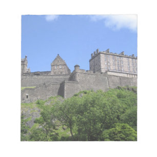 Bloc De Notas Vista del Castillo de Edimburgo, Edimburgo, Escoci