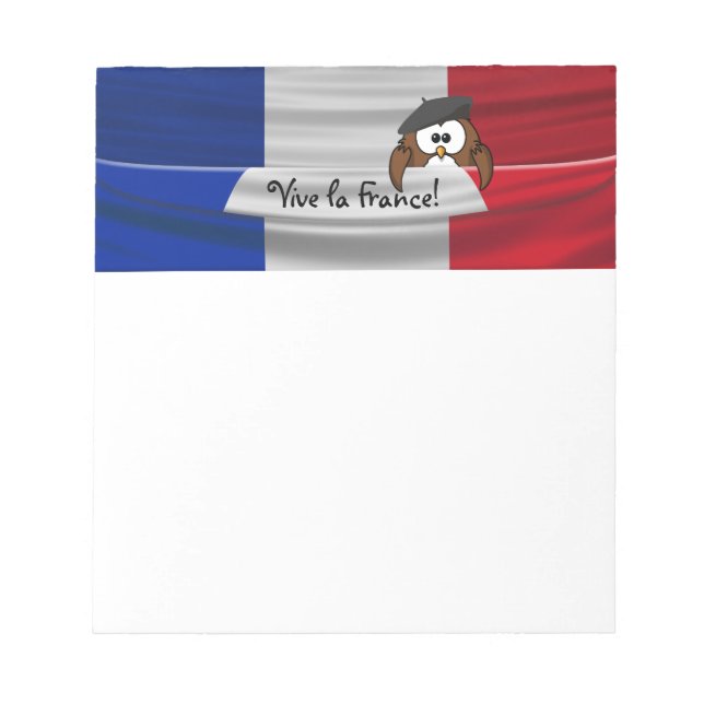Bloc De Notas ¡Vive la Francia! (Frente)