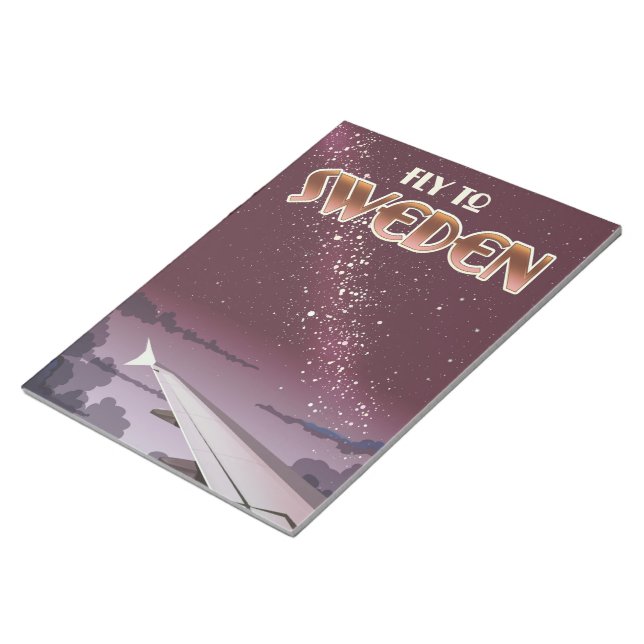 Bloc De Notas Volar a Suecia (Lado Derecho)