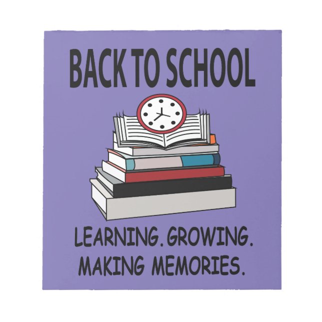 Bloc De Notas Volver a la escuela (Frente)