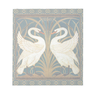 Bloc De Notas Walter Crane Swan, Rush E Iris Art Nouveau