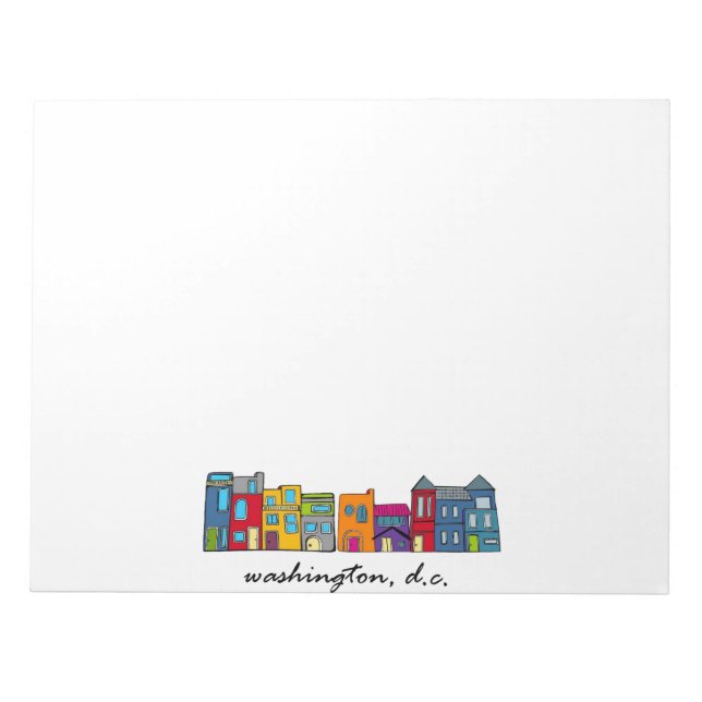 Bloc De Notas Washington DC Row House (Frente)