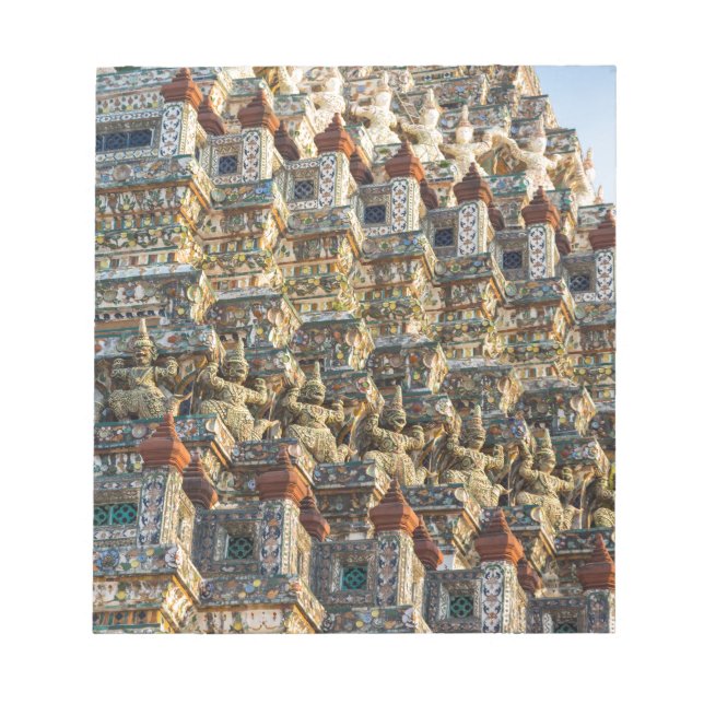Bloc De Notas Wat Arun temple in Bangkok Thailand (Frente)