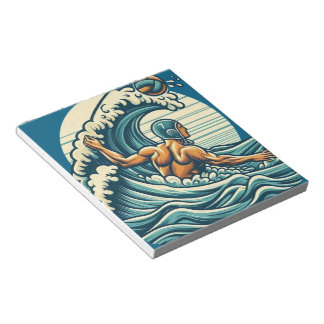 Bloc De Notas Water-polo Player Notepad