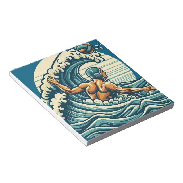 Bloc De Notas Water-polo Player Notepad (Lado Derecho)