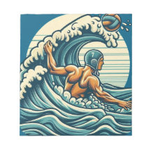 Water-polo Player Notepad