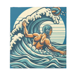Bloc De Notas Water-polo Player Notepad