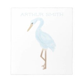 Bloc De Notas Watercolor Blue Crane