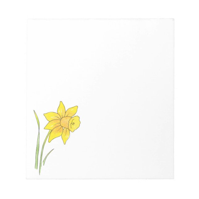 Bloc De Notas Watercolor Daffodil (Frente)