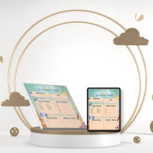 Watercolor Daily Ramadan Activity Planner