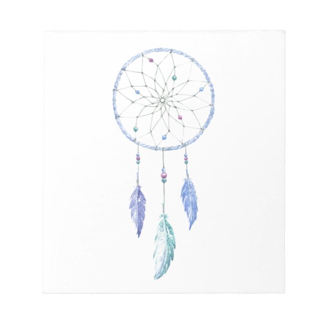 Bloc De Notas Watercolor Dreamcatcher con 3 plumas (Frente)