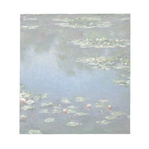 Bloc De Notas Waterlilies por Claude Monet, Flores de época