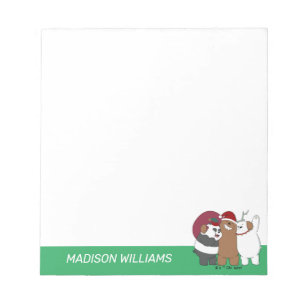 Bloc De Notas We Bare Bears - Season's Greetings