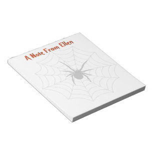 Bloc De Notas Web de araña